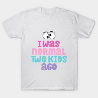 Two Kids Mother's Day T-Shirt